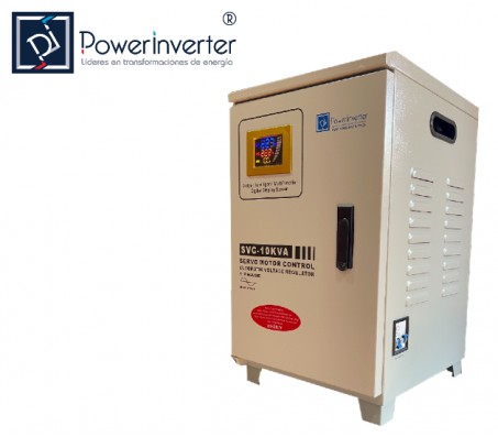 ESTABILIZADOR MONOFÁSICO 220VAC 10.000VA SERVO-MOTOR-CONTROL - T